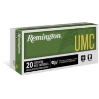 Remington UMC .224 Valkyrie 75 Grain Full Metal Jacket Brass Cased Centerfire Rifle Ammunition