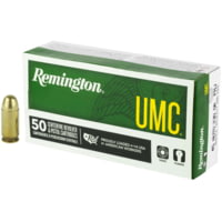Remington UMC .45 Auto Full Metal Jacket Nickel-Plated Brass Cased Pistol Ammunition