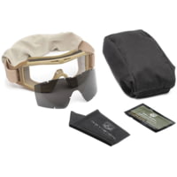 Revision Eye Wear Desert Locust U.S. Military Goggle System with Clear and Smoke lenses