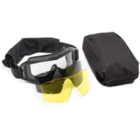 Revision Military Eyewear Desert Locust Goggles - Deluxe Kit with Clear, Solar, High-Contrast Yellow Lenses