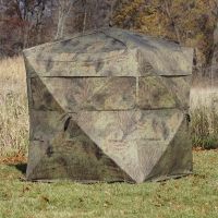 Rhino Blinds Mossy Oak Brush Ground Blind, Tent