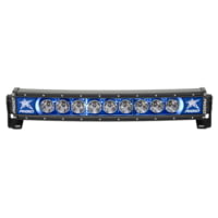 Rigid Industries Radiance+ LED Curved Light Bar w/ Blue Backlight / Black Housing