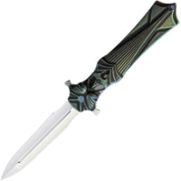Rike Knife Amulet Linerlock Green Folding Knife