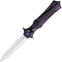 Rike Knife Amulet Linerlock Purple Folding Knife