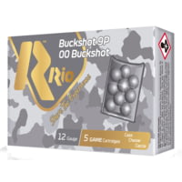 RIO Ammunition Royal Buck 12 Gauge 2.75in 9 Pellets Shotgun Buckshot Ammunition