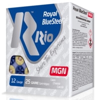 RIO Ammunition RBSM363 Royal BlueSteel Magnum 12 Gauge 3" 1-1/4 Oz 3 Shot 25 Bx/