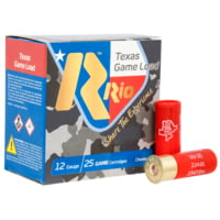 RIO Ammunition Texas Game Load High Velocity 12 Gauge 2.75in 1 1/4 Oz 8 Shot Shotgun Ammunition