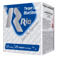 RIO Ammunition TLBS287 Target Load BlueSteel 12 Gauge 2.75" 1 Oz 7 Shot 25 Bx/ 1