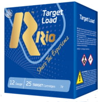 RIO Ammunition Target Load Trap 12 Gauge 1 oz 2 3/4" Shotgun Ammunition