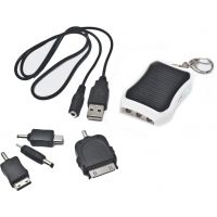 Ripa Mini Solar Keychain Charger - Solar Panel / Flashlight / Battery for iPhone, iPad