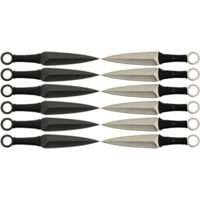 Rite Edge 12pc Two Team Kunai Set 3.50 in Stainless Steel Throwing Knife