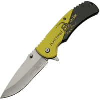 Rite Edge Don't Tread Linerlock A/O CN300543YB 3.50 in Stainless Steel Assisted Opening Folding Knife