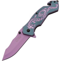 Rite Edge Flying Dragon Linerlock Pur 3.50 in Stainless Steel Assisted Opening Folding Knife