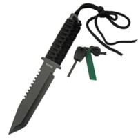 Rite Edge Military Survival 6.00 in Stainless Steel Fixed Blade Knife