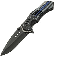 Rite Edge Police Flag Linerlock A/O