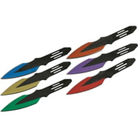 Rite Edge Six Piece Throw Set 3.75 in Stainless Steel Throwing Knife