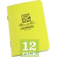 Rite in the Rain 3x5 Stapled Mini Notebook - Pack of 12