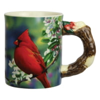 River's Edge Ceramic Mug 3D 15oz - Cardinal