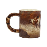 River's Edge Ceramic Mug 3D 15oz - Horse Scene