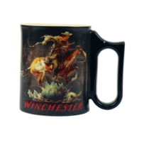 River's Edge Ceramic Mug 3D 15oz - Winchester Horse/Rider
