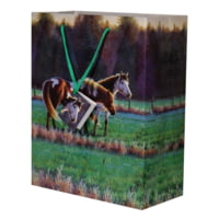 River's Edge Gift Bag Medium - 2-Horse