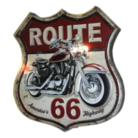River's Edge LED Bar Sign - Route 66