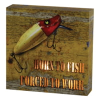 River's Edge LED Box 6in x 6in - Born to Fish