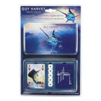 River's Edge Playing Cards &amp; Dice in Tin - Guy Harvey