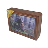 River's Edge Puzzle in Tin - Bear Scene