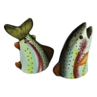 River's Edge Salt and Pepper Shakers - Trout