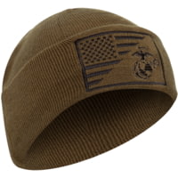 Rothco USMC Eagle Globe and Anchor/US Flag Deluxe Fine Knit Watch Cap