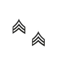 Rothco Sergeant Polished Insignia