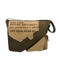 Rothco Vintage Canvas Two-Tone Imprinted Map Bag