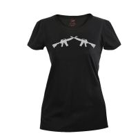 Rothco Women's Crossed Rifle Long Length T-Shirt