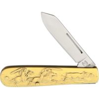 Rough Rider Cowboy Knife Brass