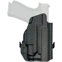 Rounded GLKG4348TLR7CFRHOWBPDL Paddle Holster OWB Black Carbon Fiber Kydex