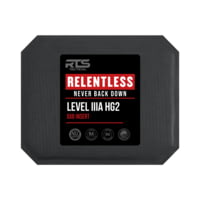 RTS Tactical Ballistic Insert Relentless Level IIIA HG2 Barrday Kevlar Armor Plate