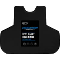 RTS Tactical Concealable Panel Commander Level IIIA HG2 Barrday Kevlar Armor Plate