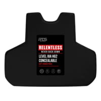 RTS Tactical Concealable Panels Relentless Level IIIA HG2 Kevlar Armor Plate