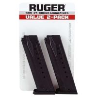 Ruger 2 Pack SR9/SR9C 9mm Luger 17 Round Pistol Magazine