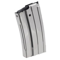 Ruger Magazine, 223 Remington, 20 Rounds, Fits Mini 14, Nickel Finish, Silver