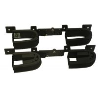 Rugged Gear 10065 Double Gun Rack Screw-Attach Hardware Included Blk