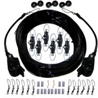 RUPP Marine Triple Rigging Kit W/Lok-Ups &amp; Nok-Outs