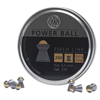RWS 2317414 Power Ball Pellets .177 Pellet Steel/Lead 200
