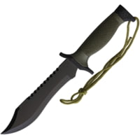 S-TEC STT220542 7.00 in Stainless Steel Fixed Blade Knife