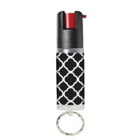 Sabre Red Designer Label Pepper Spray Police Strength Compact Size w/ Key Ring