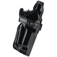 Safariland 070 Duty Holster, SSIII Mid-Ride, Level III Retention - Hi Gloss Black, Right Hand 070-73-91