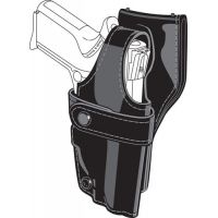 Safariland 0705 Duty Holster, SSIII Low-Ride, Level III Retention - Plain Black, Right Hand 0705-18-161