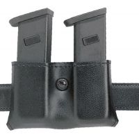 Safariland 079 Concealment Magazine Holder, Snap-On, Double - Carbon Fiber Look Black, Ambidextrous 079-89-65
