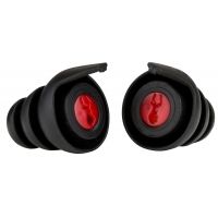Safariland 1218591 In-Ear Impluse Hearing Protection Earplugs 33 DB Black/Red